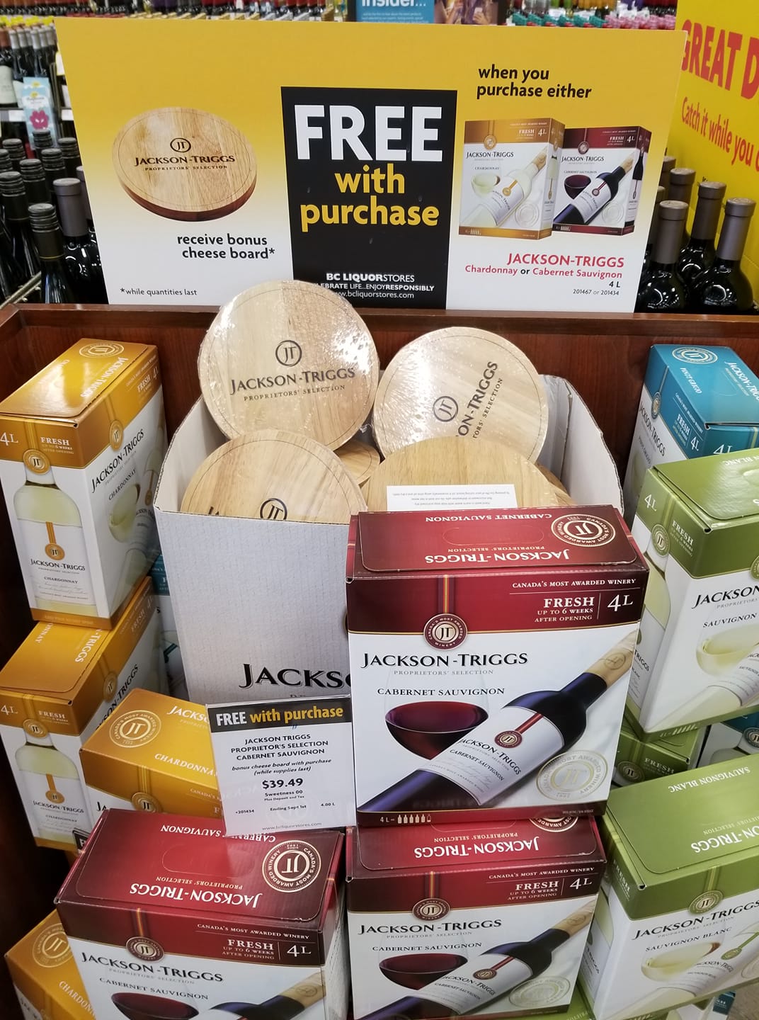 cheese board promotion